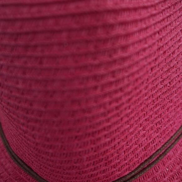 Goldcoast Sunwear Pink Straw Hat with Leather Band - Picture 2 of 7